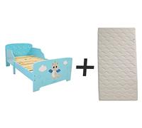 FUN HOUSE Lit Léon le dragon 140 x 70 cm - SOMMIER ET MATELAS CLIMATISE (FACE ETE HIVER) INCLUS