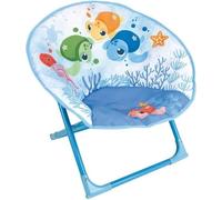 Fun house ma petite carapace siege lune pliable tortues aquatiques pour enfant h.47 x l.54 x p.42 cm