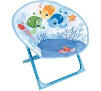 Fun house ma petite carapace siege lune pliable tortues aquatiques pour enfant h.47 x l.54 x p.42 cm