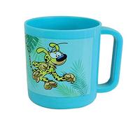 FUN HOUSE MARSUPILAMI Mug 350 ml pour enfant | Vaisselle réutilisable, lavable au lave-vaisselle et micro-ondable | BIBI BOBO BUBU | Idée cadeau enfant Anniversaire Noël Pâques 005853