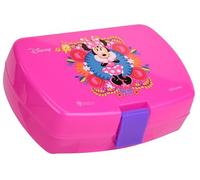 FUN HOUSE MINNIE BOITE GOUTER POUR ENFANT H.5,2 X L.16,5 X P.13,5 CM - VAISSELLE REUTILISABLE 6313