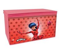 FUN HOUSE Miraculous Coffre à jouets - Pliable - 55,5 x 34,5 x 34 cm - Pour enfant