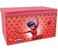 FUN HOUSE Miraculous Coffre a jouets - Pliable - 55,5 x 34,5 x 34 cm - Pour enfant
