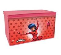 MIRACULOUS FUN HOUSE 713486 LADYBUG Coffre à jouets pliable 55,5 x 34,5 x 34 cm pour enfant Rouge