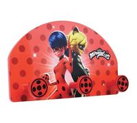 Fun house miraculous ladybug porte manteau pour enfant h.37 x l.21.5 x p.68 cm