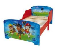 Fun House | Lit Enfant Pat Patrouille Avec Lattes | 140 x 70 x 59 Cm | Licence Officielle | Collection Chambre Pat Patrouille | Poids Max 50 Kg | Dès 24 Mois | Bois MDF | Bleu | 712532