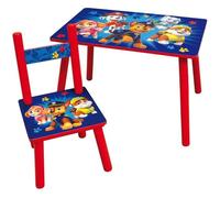 FUN HOUSE PAT'PATROUILLE Table H 41,5 cm x l 61 cm x P 42 cm avec une chaise H 49,5 cm x l 31 cm x P 31,5 cm - Pour enfant
