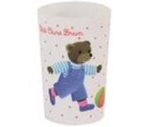 Fun House Verre 005443 Petit Ours Brun 220 ml pour enfant