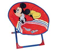 FUN HOUSE Pliable 713014 Disney Mickey Siège Lune pour Enfant, à partir de 3 Ans
