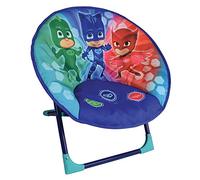 Fun House PYJAMASQUES - Siège lune pliable pour enfant, Polyester/Polyéthylène/Acier, 54 x 45 x 47 cm