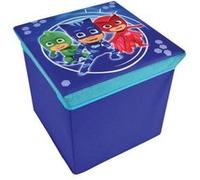 Fun House – Tabouret de rangement pour enfant 712873 PYJAMASQUES – 30 x 30 x 30 cm