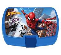 Fun House Boîte goûter réutilisable Spiderman pour enfant H6,5 x L17 x P13,5 cm