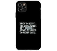 Fun I Didn't Choose the Spreadsheet Life Finance Accounting Coque pour iPhone 11 Pro Max