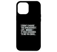 Fun I Didn't Choose the Spreadsheet Life Finance Accounting Coque pour iPhone 12 Pro Max