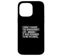 Fun I Didn't Choose the Spreadsheet Life Finance Accounting Coque pour iPhone 14 Pro Max