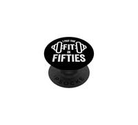 Fun I Put The Fit in Fifties 50th Birthday Gen X Workout PopSockets PopGrip Adhésif