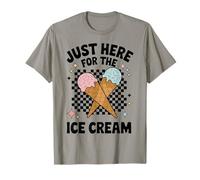 Fun Ice Cream Lover - Just Here for The Ice Cream T-Shirt