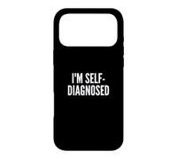 Fun I'm Self-Diagnosed Therapy Joke Coque pour iPhone 17 Pro Max