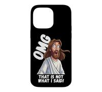 Fun Jesus OMG, ce n'est Pas ce Que J'Ai Dit Coque pour iPhone 14 Pro Max