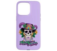 Fun Mardi Sugar Skull Laissez Le Bon Temps Rouler Coque pour iPhone 15 Pro Max