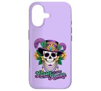Fun Mardi Sugar Skull Laissez Le Bon Temps Rouler Coque pour iPhone 17