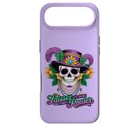 Fun Mardi Sugar Skull Laissez Le Bon Temps Rouler Coque pour iPhone Air
