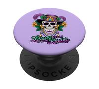 Fun Mardi Sugar Skull Laissez Le Bon Temps Rouler PopSockets PopGrip Adhésif