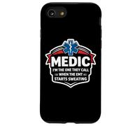 Fun Medic, C'est Moi qu'ils appellent Quand l'ambulancier Commence à transpirer Coque pour iPhone SE (2020) / 7/8