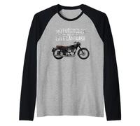 Fun Motorcycles Are My Love Language Design for Men, Women Manche Raglan