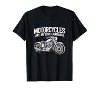 Fun Motorcycles Are My Love Language Design for Men, Women T-Shirt