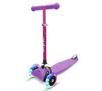 ONE Deluxe Trottinette enfants 3-6 ans roues LED jusqu'à 50 kg pliable réglable en hauteur