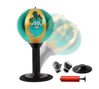 Fun Punch Rage Bag Cute Cartoon Exercise Suction Cup Rage Bag Portable Boxing Equipment Toys Funny Desktop Boxing Ball for Children Adults Elderly Stress Relief Fun Play Activities