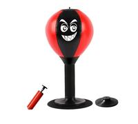 Fun Punch Rage Bag, Punching Ball, Sac De Frappe Debout, Mini Sac De Frappe DeTable Anti-Stress, avec Une Forte Ventouse, pour Adultes, Enfants,Noir