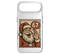 Fun Retro 67 Number Christmas Six Seven Meme Santa Claus Boy Coque pour iPhone Air