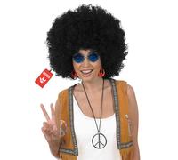 Fun Shack Afro-Perücke für Erwachsene - Disco-Afro für Damen & Herren, Karneval & Kostüm-Accessoire, Einheitsgröße