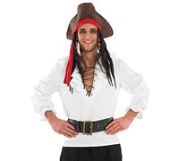 Fun Shack Chemise Pirate Adulte, Chemise Pirate Homme, Chemise Pirate Femme, Haut Pirate Femme, Déguisement Halloween Femme Pirate, Deguisement Pirate Homme Taille XL