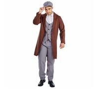 Fun Shack Costume Années 20 Homme, Déguisement Gangster et Gatsby, Tenue Carnaval Vintage Homme, L