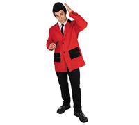 Fun Shack Costume Années 50 Homme, Déguisement Rockabilly Teddy, Tenue Vintage Carnaval Homme, L