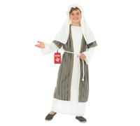 Fun Shack Costume Berger Enfant, Déguisement Joseph Noël, Tenue Berger Gris, Costume Enfant Festif, S