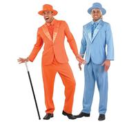 Fun Shack Costume Bleu Homme, Deguisement Bleu Tuxedo, Deguisement Homme Film, Déguisement Film, Costume Halloween Adulte, Carnaval XL