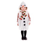 Fun Shack Costume Bonhomme De Neige Enfant, Déguisement Hiver et Noël, Tenue Festive Enfant, 3-4 Ans