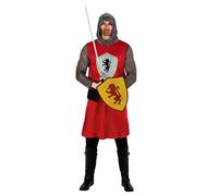Fun Shack Costume Chevalier Médiéval Homme, Déguisement Carnaval Adulte, Tenue Historique Homme, L