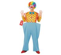 Fun Shack Costume Clown Adulte, Déguisement Halloween Clown, Tenue de Fête Clown Adulte, M