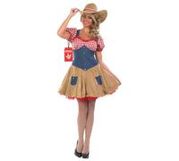 Fun Shack Costume Cowgirl Femme, Déguisement Western Femme, Tenue Cowboy Adulte, M