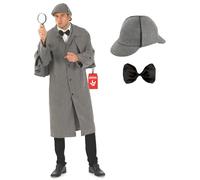 Fun Shack Costume Détective Adulte, Déguisement Homme Halloween Carnaval, XL