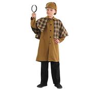 Fun Shack Costume Détective Enfant, Déguisement Victorien Carnaval, Tenue Enquêteur Fête, M