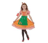 Fun Shack Costume Enfant Pain d'Épices, Déguisement Noël, Robe Fantaisie, Tenue Festive Enfant, L