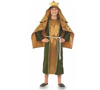 Fun Shack Costume Enfant Roi Mage, Déguisement Médiéval Doré, Costume Noël Enfant, S