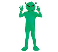 Fun Shack Costume Extraterrestre Enfant, Déguisement Alien Garçon, Tenue Spatiale Enfant, Idéal Halloween, L