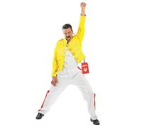 Fun Shack Costume Freddy, Déguisement Rock Légende Homme, Tenue Années 80, Carnaval Homme, M